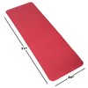 Leisure Sports Extra Thick Yoga Mat, Non-Slip Comfort Foam, Durable Exercise Mat for Fitness, Pilates (Red) 986858YKV